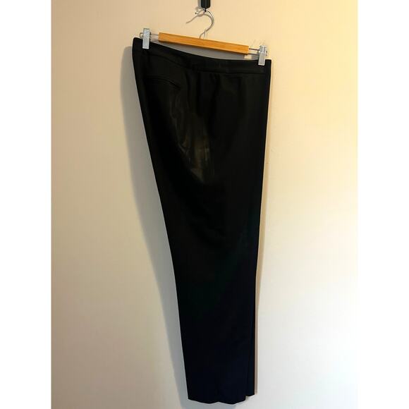 Lafayette 148 New York Women’s Astor Virgin Wool Black Pants Back Pockets Sz. 12 - Picture 1 of 5